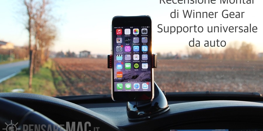 [Recensione] Winner Gear Montar, il supporto auto universale per smartphone, che si attacca anche al cruscotto