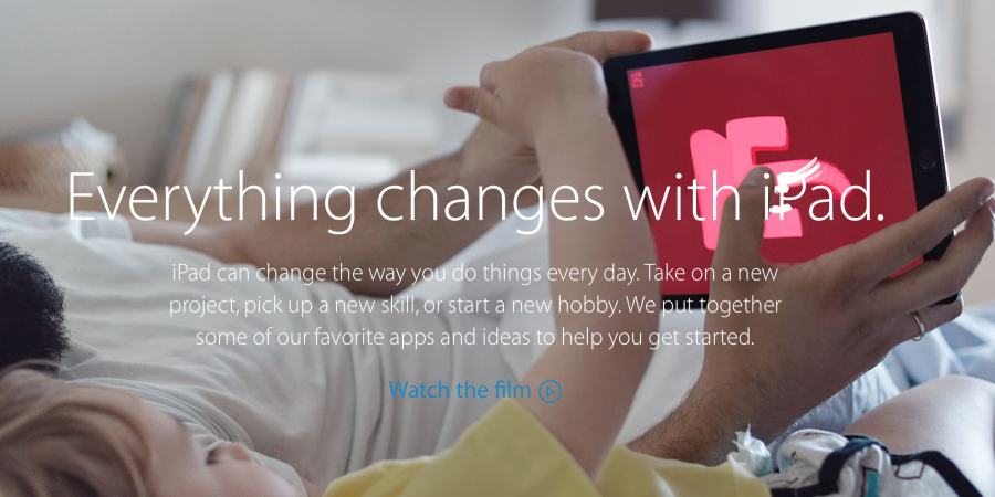 “Every changes with iPad” la nuova pagina dedicata ad iPad sul sito Apple